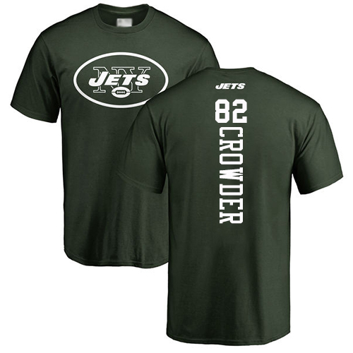 New York Jets Men Green Jamison Crowder Backer NFL Football #82 T Shirt->new york jets->NFL Jersey